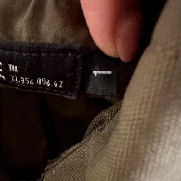 NICE COLLECTIVE Womens Jacket Chore Utility Army Green Zip Up Military - Picture 10 of 16